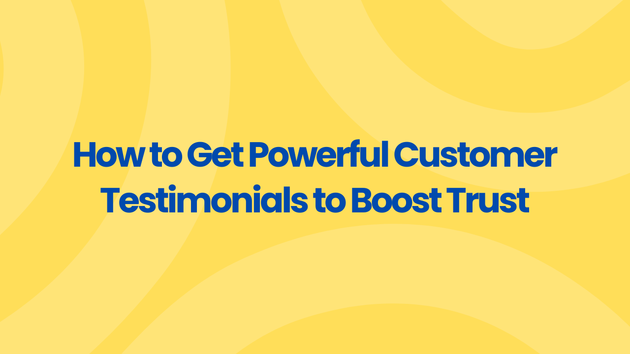how to get customer testimonials